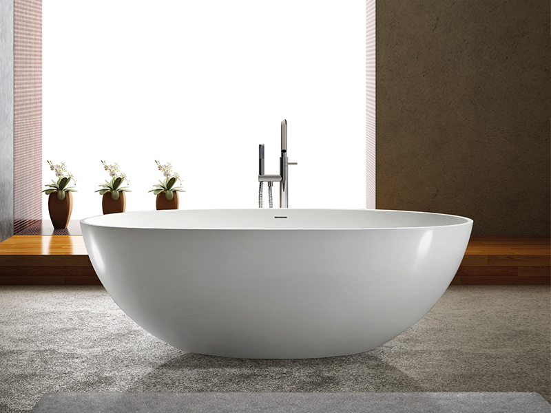 Solid Surface Resin Stone Counter Top Basin Bs 8349 Solid