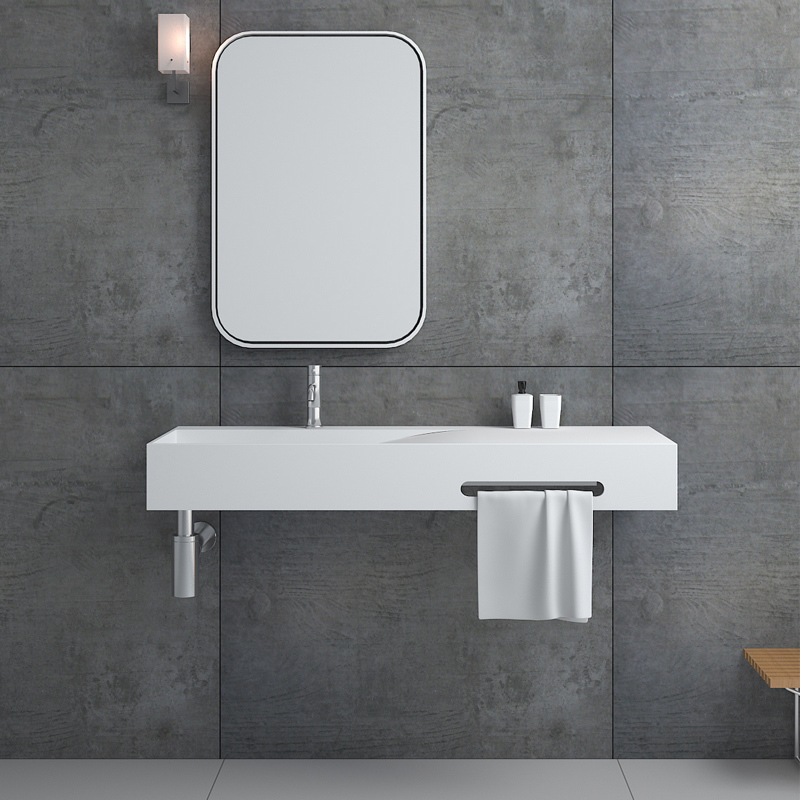 Rectangular Wall Mounted Basin Small Mount Sink - Wall Mounted Bathroom Sink Shelf Rectangular Wall Mounted Basin Small Mount Sink - Wall Mounted Bathroom Sink Shelf