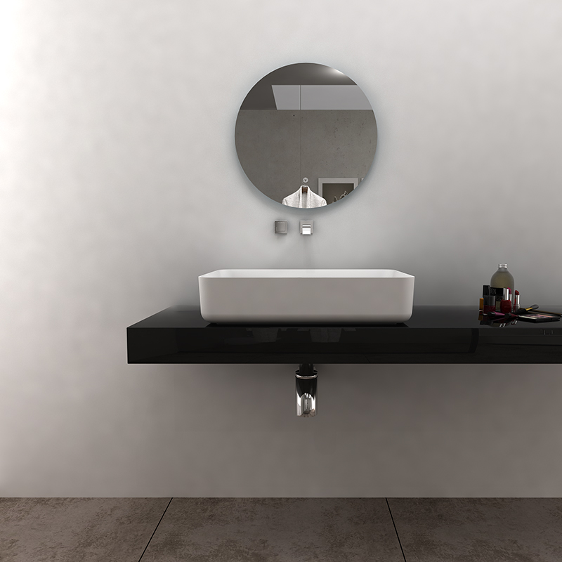 Solid surface resin stone counter top basin BS-8349